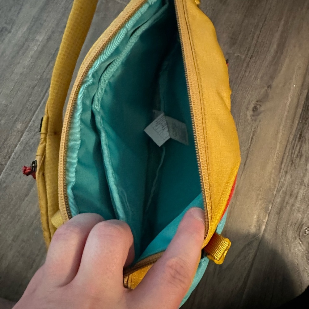 Patagonia Men's Belt Bag in Yellow and Blue - Picture 3 of 4